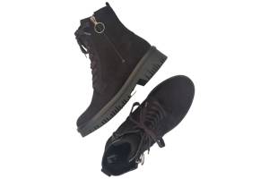 WALDLAUFER 934802 zwart enkelboot - www.claessensschoenen.nl
