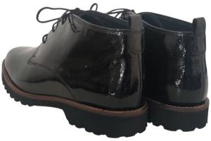 SIOUX MEREDITH 3162844 zwartlak enkelboot - www.claessensschoenen.nl