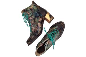 LAURA VITA EMMYO 04 groen enkelboot - www.claessensschoenen.nl