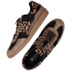 Sneaker C 1395 Bruin zwart