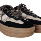 Sneaker de Bodie Zwart Beige