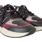 Sneaker de Charu  Zwart Bordeaux