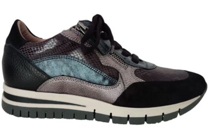 Sneaker 6725-703  Zwart Blauw