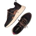 Sneaker de Carocel Zwart Bordeaux