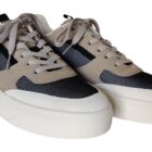 Sneaker Terra Court Beige Zwart