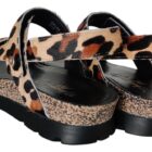 Sandaal Selma Leop  Zwart