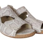 Sandaal Heliett Snake Beige