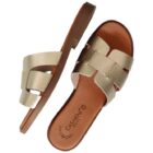 Slippers  26320  Goud
