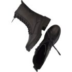 Veterboots 25154 Zwart